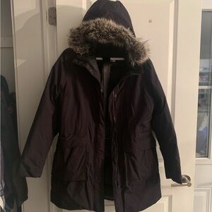 The North Face Women's Black Parka with Fur Hood